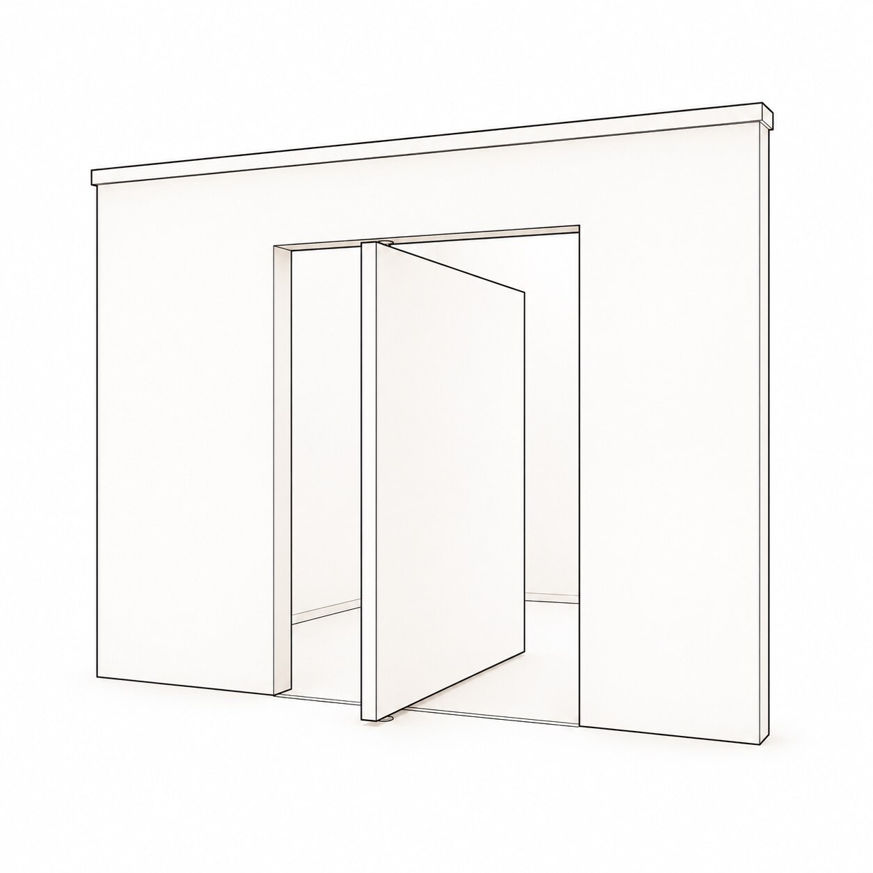 Porta rototraslante