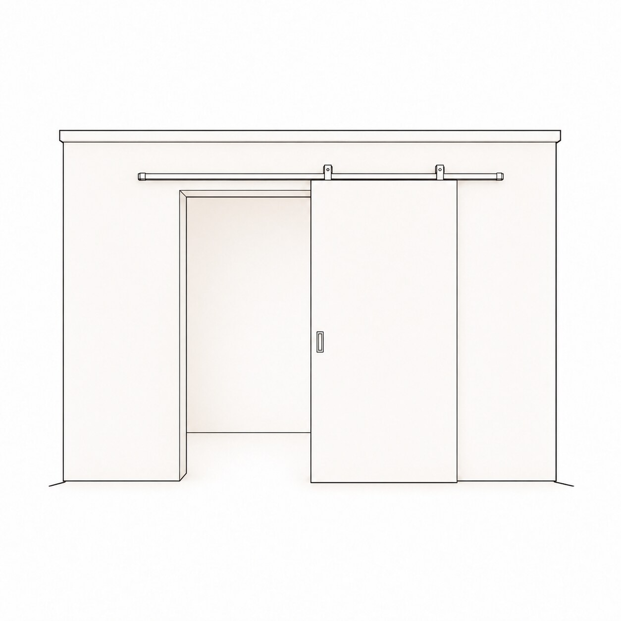 Porta scorrevole esterna
